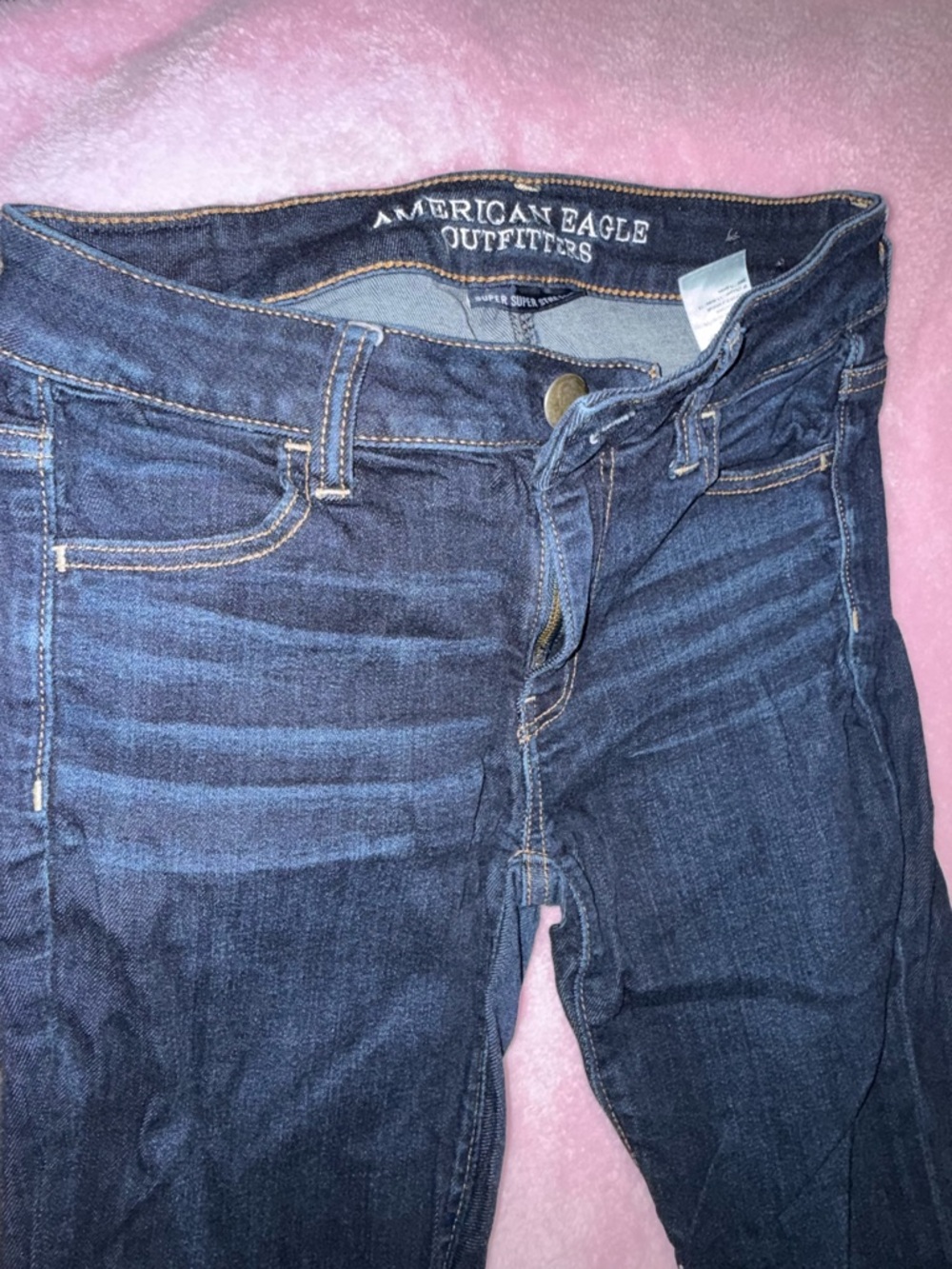 American Eagle Outfitters Dark Indigo Skinny Jeans